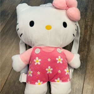 Hello Kitty Pink and White Stuffed Animal Plush- Mew with tags